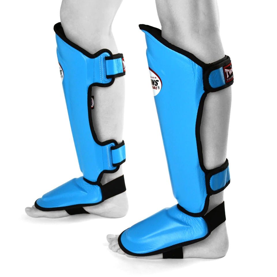 Twins SGL10 Double Padded Leather Shin Pads - OTM Fight ShopTwins Special